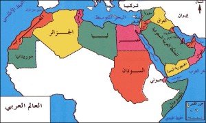 خريطة الدول العربية- اكتب صح